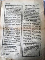 ESKİŞEHİR FAZİLET GAZETESİ YEREL  TAŞRA BASINI - 1 Şubat 1956 YIL :2 SAYI :18- Yunus Mevlana Komünistler Ve Toprak Mecmuası  Yazan : Fazlıoğlu   Cemal  Oğuz  Öcal - - Arzu  ve İsteğim  - Bir İngiliz Profesörü  ile İslamiyet  Hakkında Hasbühal  -Çöller   Ve Göller   Ahmet  Cezar  Arvası - Kur 'an  ve Dünya  Zübeyr  Yusuf  KOÇALİOĞLU - Fazilet  :  Ahmet  Cavit  Batu -  Çok Değil Azdır  : Kadircan  Kaflı - Son Nedamet  : Selahattin  Daloğlu -