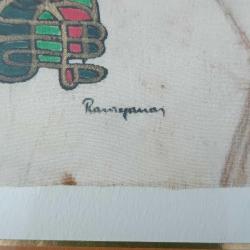 İmzalı El Çekme Osmanlı Tuğra