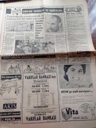 Milliyet Gazetesi - 19 Mart 1962 - Fenerbahçe Şeker Hilali Yendi - Vefa Karşıyaka İle Berabere Kaldı - Can Bartu - Ogün Altıparmak - Selim Soydan - Cezayir İle Fransa Arasında Senelerdir Devam Eden Harp Nihayete Erdi - De Gaulle Açıklıyor Ateşkes Anlaşması İmzalandı - İsmet İnönü'nün Evine Dün Hırsız Girdi - Ankara'da TV İstasyonu Kuruluyor - Fener Rum Ortodoks Patrikhanesinde Ayin - Doğuda Yezidiler Ve Eşkıyalar