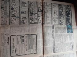 Milliyet Gazetesi - 19 Mart 1962 - Fenerbahçe Şeker Hilali Yendi - Vefa Karşıyaka İle Berabere Kaldı - Can Bartu - Ogün Altıparmak - Selim Soydan - Cezayir İle Fransa Arasında Senelerdir Devam Eden Harp Nihayete Erdi - De Gaulle Açıklıyor Ateşkes Anlaşması İmzalandı - İsmet İnönü'nün Evine Dün Hırsız Girdi - Ankara'da TV İstasyonu Kuruluyor - Fener Rum Ortodoks Patrikhanesinde Ayin - Doğuda Yezidiler Ve Eşkıyalar
