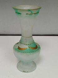 Antika Avrupa El Boyama Opalin Vazo