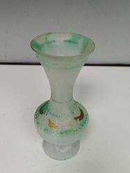 Antika Avrupa El Boyama Opalin Vazo