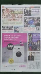 Sözcü Cumartesi Gazete 18 Mart 2017 Ender Saraç,Neslihan Atagül,Kadir Doğulu,Gülben Ergen,Didem İnselel,Leyla Lydia Tuğutlu,Adriana Lima,Aslışah Alkoçlar,Demet Kutluay,Derya Baykal,Aydilge,Doğukan Manço,Hülya Avşar,Nasuh Mahruki,Büşra Pekin,Serkan Keskin,Şebnem Bozoklu,Serenay Sarıkaya,Ceren Kaplakarslan,Mustafa Alabora,Serdar Ortaç,Ali Ağaoğlu,Mazhar Alanson,Bülent Emrah Parlak,Samsung Reklamı