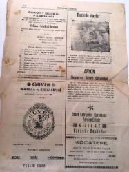 AFYON KOCATEPE  GAZETESİ YEREL TAŞRA BASINI - 13 OCAK 1952  Yıl :6 Sayı :697- Çok Yazık -  Dikkate Şayan Bir İstifa - Orhan Kökten Kaçtı - CHP  İl Kongresi - İnsan Tanımak Çok Güç Şeymiş - Özkurt  Bisküvi  Fabrikası - Afyon Ticaret Odasından -