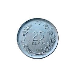 1969 Yılı 25 Kuruş