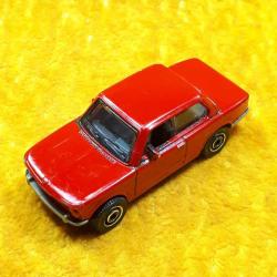 1969 BMW 2002 KIRMIZI RENKLİ METAL OYUNCAK ARABA 2018 MATTEL MADE IN THAILAND