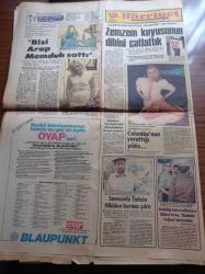 Hürriyet Gazetesi - 5 Eylül 1982 -  Kadınlığı Kabul Edilmeyen Bülent Ersoy Kadınlar Koğuşuna Konuldu - İngiltere'de Seks Skandalı - Asgarî Ücret Vergi Dışı Bırakıldı - Ermeni Teröristlerce Şehit Edilen Albay Atilla Altıkat - Seçim Kütüklerine Yazılamayanlara 3 6 Ay Hapis