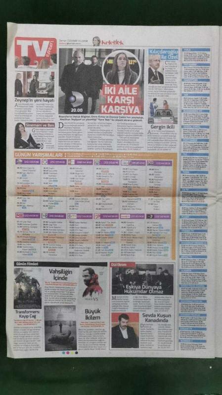 Hürriyet Kelebek Gazete 28 Mart 2017 Kylie Jenner Ferhat Göçer  