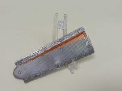 Antika Osmanlı Dönem Gümüş Tarak