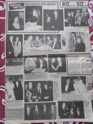 Haftanın Sesi Haftalık Magazin ve Siyasi Aktüalite Gazetesi önlü arkalı 2 sayfa 20 Kasım 1987 Türkan Şoray-Fethi Karamahmutoğlu-Kurban-Hasan Jeşkek-Muhlis Akarsu-Sevgi-Gönül Doğan-Filiz Tuna-Lüset-Bardavit-Seyhan-Tiraje Beşkök-Mine-Kemal Persentili-Ercüment Tokol-Hakan-Gülşen Kılıç-Melike-Aydın Hesefe-Levent-Fatmanur Caner-Nihat Tanfer-Nedret Tanfer-Lusi-Alber Goldenberk-Rita-Berti Kamhi-Berna Büyükbayrak-Ferudun Uzunyol-Emel-Candan Tarhan 36*56cm