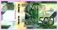 Kenya 500 Shillings 2019 p55 UNC ÇİL