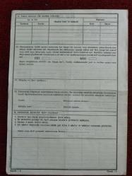 ESKİLERDEN BİLGİ FİŞİ