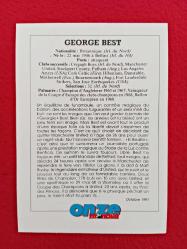 George Best - Onze Mondial Football Collection Photo Card - 14X10 cm - Futbol Koleksiyon Fotokart