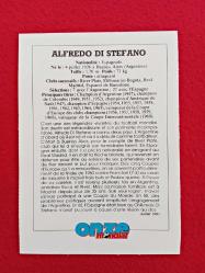 Carte Onze Mondial Rookie N°1, Alfredo Di Stéfano, Real Madrid 1991, état Très Bon