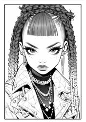 Anime Kötü Kızlar Boyama Kitabı (100 Süper Boyama)