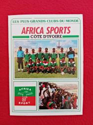 Africa Sport - Onze Mondial Football Collection Photo Card Team - Les Plus Grands Clubs Du Monde - 14X10 cm - Futbol Koleksiyon Fotokart
