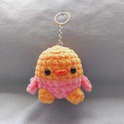 muhabbet kuşu ördek amigurumi anahtarlık