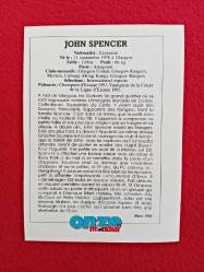 John Spencer - Onze Mondial Football Collection Photo Card - 14X10 cm - Futbol Koleksiyon Fotokart