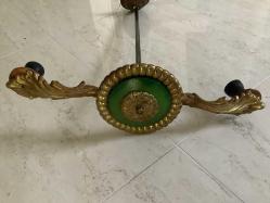 ANTİKA PİRİNÇ İKİ KOLLU AVİZE