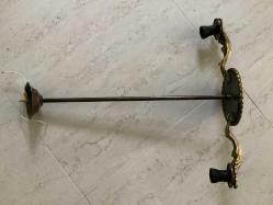 ANTİKA PİRİNÇ İKİ KOLLU AVİZE