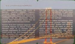 1915 Çanakkale Köprüsü Bronz 2022 (SERTİFİKALI) ÇİL+++
