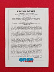 Vaclav Danek - Onze Mondial Football Collection Photo Card - 14X10 cm - Futbol Koleksiyon Fotokart