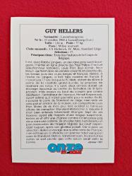 Guy Hellers - Onze Mondial Football Collection Photo Card - 14X10 cm - Futbol Koleksiyon Fotokart