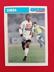 Amara Simba - Onze Mondial Football Collection Photo Card - 14X10 cm - Futbol Koleksiyon Fotokart