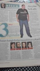 MİLLİYET TELEVİZYON DERGİSİ - 4 - 10 EKİM 2008 - GÜLSE BİRSEL - ATA DEMİRER RÖPORTAJ - AYSUN KAYACI POSTERİ - NİLGÜN BELGÜN - DENİZ ÇAKIR - TİMUR ACAR - HASİBE EREN - ŞÜKRAN GÜZELİŞ - YASEMİN BOZKURT - POLAT BİLGİN - UGLY BETTY - ALPER UYAR - KAĞAN DALDAL - YELİS URAS - TOLGA GÜNDÜZ
