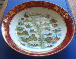 Bavarıa-Almanya üretimi Porselen Dekoratif Tabak