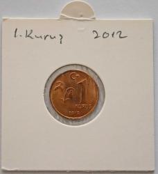 Türkiye Cumhuriyeti 2012 Yılı 1 Kuruş 4276