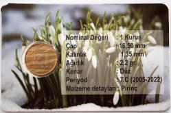 Türkiye Cumhuriyeti 2012 Kuruş Özel Folderinde  4294