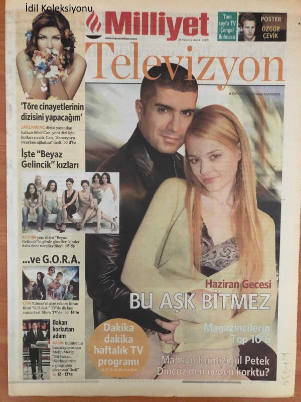 Milliyet Televizyon Gazetesi 26 Kasım 2 Aralık 2005 Töre  