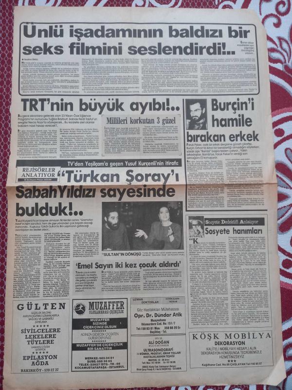 Haftanın Sesi Haftalık Magazin ve Siyasi Aktüalite Gazetesi önlü  