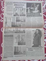 Haftanın Sesi Haftalık Magazin ve Siyasi Aktüalite Gazetesi önlü arkalı 2 sayfa 24 Kasım 1989 Fuat Özkınay-Aliye Rona-Haldun Dormen-Türkan Şoray-Lütfi Akad-Atıf Yılmaz-Müge Akyamaç-Tamer Yiğit-Mehmet Taşdiken-Nubar Terziyan-Hulusi Kentmen-Güzellok ve jimnastik-Gebelik--Ramada Hotel reklamı 36*56cm