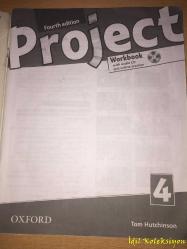 PROJECT - Workbook - Tom Hutchinson - Oxford University Press - İngilizce Ders Kitabı (Üzeri Yazılı Kısımları Mevcut , Hafif Yıpranmış)