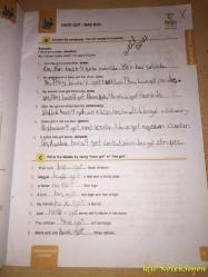 Doğa Middle School - English Preparation Course - Doğa Koleji Ders Kitabı (Doğa Ortaokulu - İngilizce Hazırlık Kursu) Üzeri Yazılı Kısımlar Mevcut