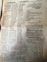 AYDIN NAZLI GAZETESİ YEREL TAŞRA BASINI  -5-12 NİSAN  SAYI :8-9 YIL :1 Halil Yardım Bekleniyor - Memura rüşvet vermek isteyen şahıs yakalandı -Nazilli  'de Anıtlar Bakımsız Kaldı- Uzman Ali  Avcı  Muhasebeci - Dr. Turhan Timuçin   Röportaj : Bahri  Küpeli -  Sanat  Dünyası  :Yöneten :Bahattin Albayrak -Öykü  Güney Yıldızı :Yazan :Vural Nural  Elmas -Nazilli 'de Yetişen  Ünlüler : Mevlana  Muslihittin Mustafa - Abdullah  Bin  Yusuf - Nazilli de şehir stadının  tuvaletleri  açılsın - Nazilli Pamuk Spor  Kulübünün  Genel Kurulu Yapıldı -