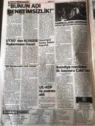 EDİRNE UZUNKÖPRÜ  GAZETESİ YEREL TAŞRA BASINI  -8 EKİM 2018  YIL :15 SAYI :4441- Bunun Adı Denetimsizlik  Avukat Bülent Kaçar -  Belediye Meclisine İlk Başvuru Çalıktan -Uzunköprü  Kızılay Şubesi  Kapatıldı -İsmail  Bayzoktar - Edirne 6. Kitap Fuarı Başladı -Eski  bakanlardan  ALİ Topuz  taburu  edildi -Kişisel gelişim kursu törenle  açıldı    Fehmi  Yaman  ile Nazlı Aytaş  kurdele keserek açılış yaptı -