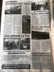 EDİRNE UZUNKÖPRÜ  GAZETESİ YEREL TAŞRA BASINI  -8 EKİM 2018  YIL :15 SAYI :4441- Bunun Adı Denetimsizlik  Avukat Bülent Kaçar -  Belediye Meclisine İlk Başvuru Çalıktan -Uzunköprü  Kızılay Şubesi  Kapatıldı -İsmail  Bayzoktar - Edirne 6. Kitap Fuarı Başladı -Eski  bakanlardan  ALİ Topuz  taburu  edildi -Kişisel gelişim kursu törenle  açıldı    Fehmi  Yaman  ile Nazlı Aytaş  kurdele keserek açılış yaptı -