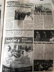 EDİRNE UZUNKÖPRÜ  GAZETESİ YEREL TAŞRA BASINI  - 17 EKİM 2018 YIL:15 SAYI :4449-Saçlımüsselim 'de Hukuk Zaferi - CHP ''de Meclise İlk Bayan Aday Adayı   Menşure  Aybek oldu - Kaymakam  Gürel 'den Siyasi  Parti  Ziyaretleri -Meriç Deresi  Kirlilik Nedeniyle  Gri  ve Beyaz  Akıyor - Uzunköprü  Severler : A. Yalçın  Kapsız -Büyükelçi  Mavroidis 'ten  Vali Özdemir 'e Ziyaret -  Edirne de 455 düzensiz göçmen yakalandı -  Tugay  Komutanı  Tuğgeneral  Turan  İnan  Ziyaret -Meriç 'in Sigortası  Kanal  Edirne  Projesinde   Sona  Gelindi -Aşure Günü  ve Öğrenci  Toplulukları  Buluşması - Dünya Gıda Günü - Kore Kültür Günü  etkinlikleri - Bulgaristan  -Türkiye  Arasında  Deniz  Seferi  Başlayacak -  Büyükelçi  Choi, Osmanlı mis meyve  sabununa ilgi gösterdi -