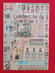 Milliyet Gazetesi Spor Sayfası - 8 Ekim 1996 - Beşiktaş