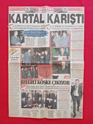 Fanatik Gazetesi Spor Sayfası - 23 Nisan 2002 - Beşiktaş, Hasan Arat, İhsan Kalkavan