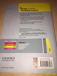 The Wrong Trousers - Bill Bowler & Sue Parminter - Dominoes - Oxford University Press - İngilizce Kitap (İsviçreli Robinson Ailesi) Üzeri Yazılı Kısımları Mevcut