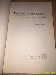 The Cosmos in a Carrot - Carmen Yuen - A Zen Guide to Eating Well - Parallax Press - İngilizce Kitap (Havuçtaki Kozmos - İyi Beslenmek İçin Zen Rehberi)