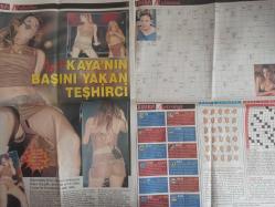 Zımba Türkiye'nin En Delikanlı Haftalık Magazin Gazetesi - 4 Aralık 2002 - Sayı:1 - Hülya Avşar - Kaya Çilingiroğlu - Kayahan - Zeynep Mansur - Serap Acar - Ebru Gündeş - Hande Ataizi - Gizem Özdilli - Müslüm Gürses - Güray Kanan - İlker Özcan - Eray Sezgin - Pascal Nouma - Buffy Tyler - Yalnız Geceler haberi - Kafes Mahkumu haberi - Gülben Ergen - Neşterlik Göğüsler fotoğraf ve haberi - Tam Takım Gazete