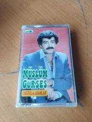 MÜSLÜM GÜRSES * UNUTULMAYANLAR  albümü KASETİ * UZELLİ - CAM BASKI  (JELATİNİNDE)
