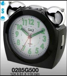 Q & Q (Citizen) Alarmlı Işıklı QUARTZ Masa Saati (SİYAH)