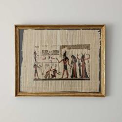 Sanatçı İmzalı Papirüs Tablo