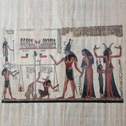 Sanatçı İmzalı Papirüs Tablo